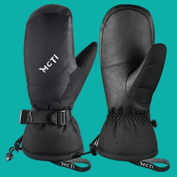 NWT MCTi Down Ski Mittens Women's Waterproof Winter Mitts W/ Touchscreen Size S - Picture 1 of 9